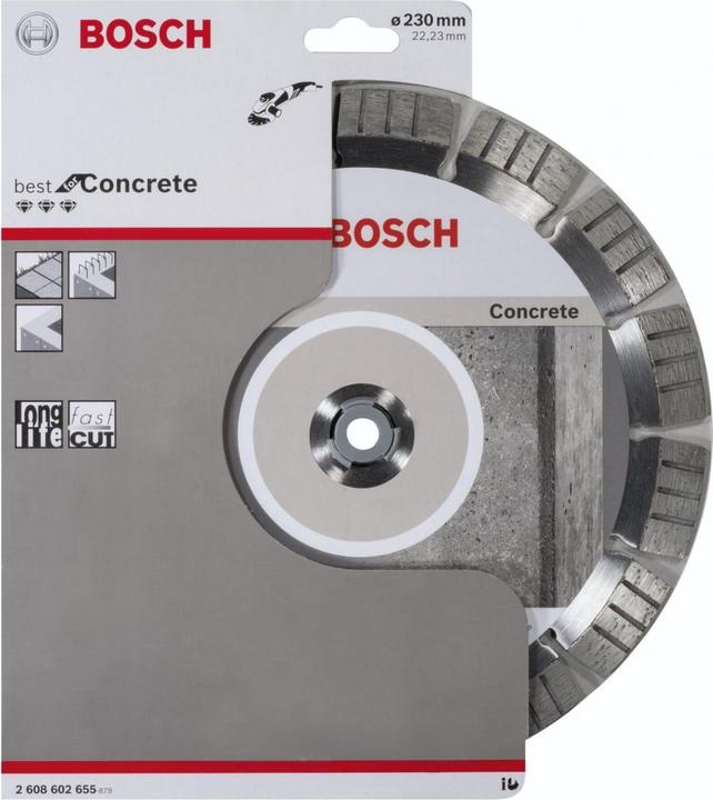 Actual product image Bosch Professional Zubehör PRO Concrete diamond cutting disc, 230 x 22.23 mm