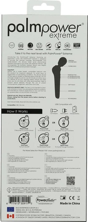 Actual product image Palmpower Extreme