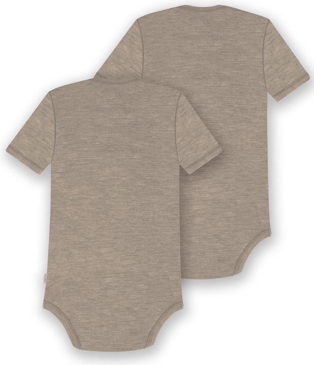 Produktbild Normani 2er Set Baby Merino Body Kurzarm „Tauranga" - 9289 (80)