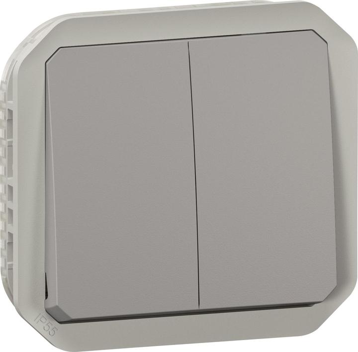 Actual product image Legrand Plexo New insert, damp-proof surface-mounted switch, convertible 3 in 1 product