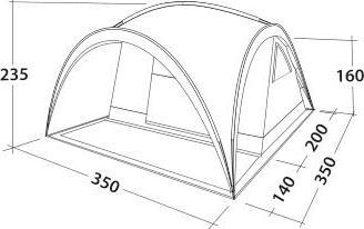 Actual product image Easy Camp Dome tent Camp Shelter, 6 persons (Dome tent, 12.13 kg, 6 persons)