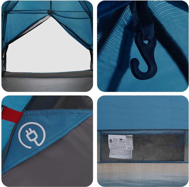 Produktbild vidaXL Trekkingzelt (2.90 kg, 2 Personen)