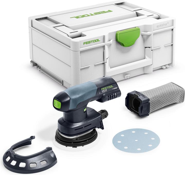 Productafbeelding Festool Excentrische schuurmachine op accu ETSC 125-Basic (Excentrische schuurmachine, 125 W)