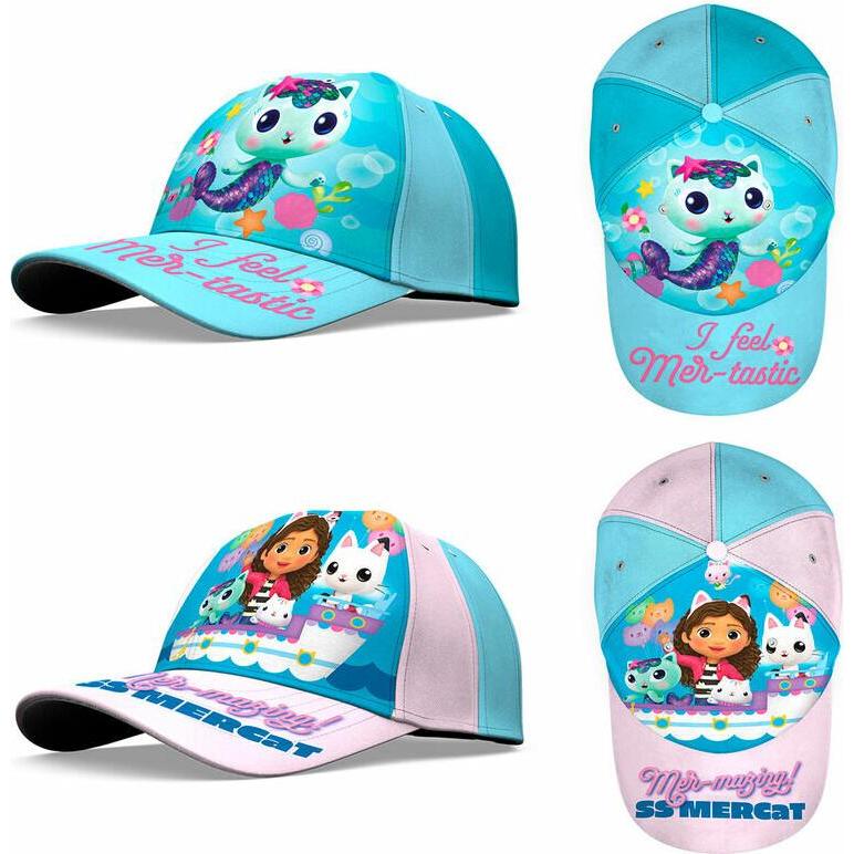 Thumbnail - Kids Euroswan, Cap, GDH Cap 100% Baumwolle sort. Gabbys Dollhouse