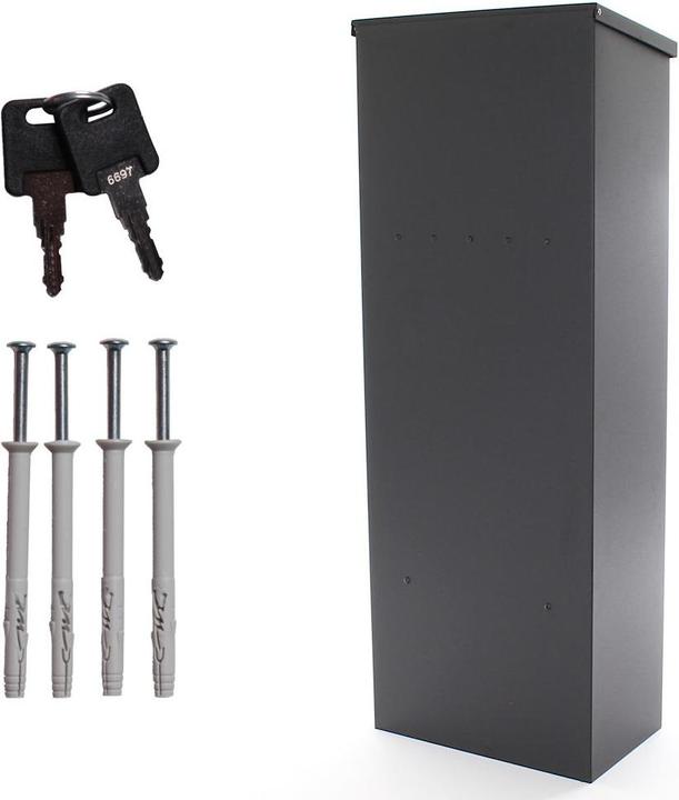 Actual product image Rottner Parcel Keeper 1000 Mailbox Post Mounted Mailbox Steel