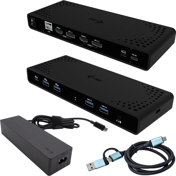 Immagine prodotto i-tec Doppio 4K (USB-C, 11 Porti)