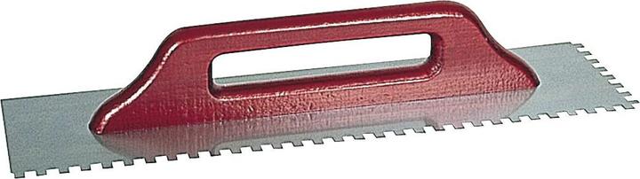 Actual product image BRW Notched finishing trowel INOX
