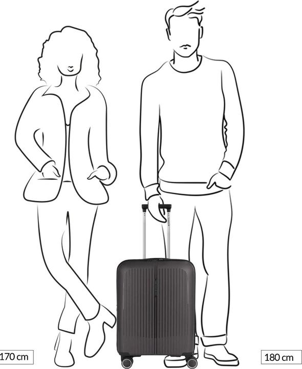 Actual product image Gabol Brooklyn Spinner 55 Expandable Beige (47 l)