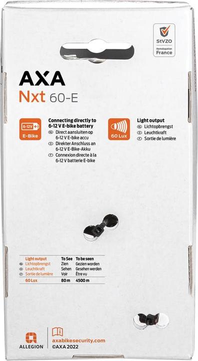 Actual product image AXA Nxt 60 E-bike (60 lm, 60 lm)