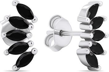 Produktbild Brilio Silver - Unmissable silver earrings withack zircons EA596WBC