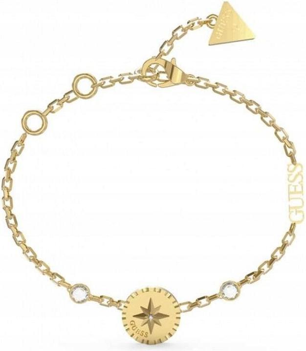 Immagine prodotto Guess Incantevole bracciale in acciaio Monete JUBB02203JWYG - Dimensioni: 16 - 20 cm - L (Acciaio inossidabile con rivestimento PVD oro giallo)
