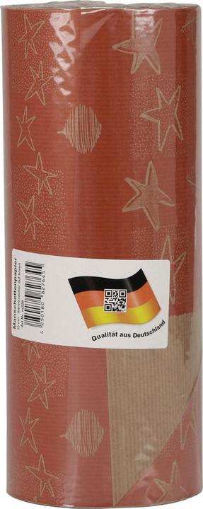 Produktbild Viana Weihnachtliches Seiden Rolle mit Sternenmuster 100 Meter (1 Stk.)