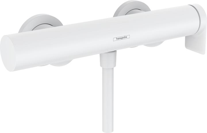 HG single-lever shower mixer VIVENIS exposed matt white