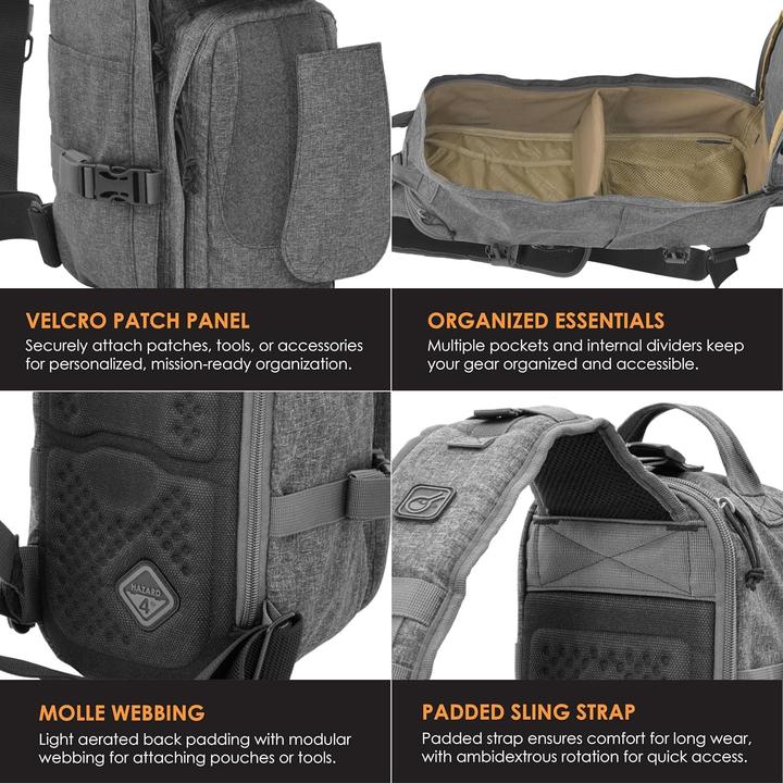 Produktbild Hazard 4 Plan-B Slingbag Grau (17.70 l)