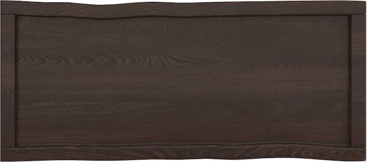 Actual product image VidaXL Tischplatte 100x40x4 cm Massivholz Eiche Behandelt (100 x 40 x 4 cm)