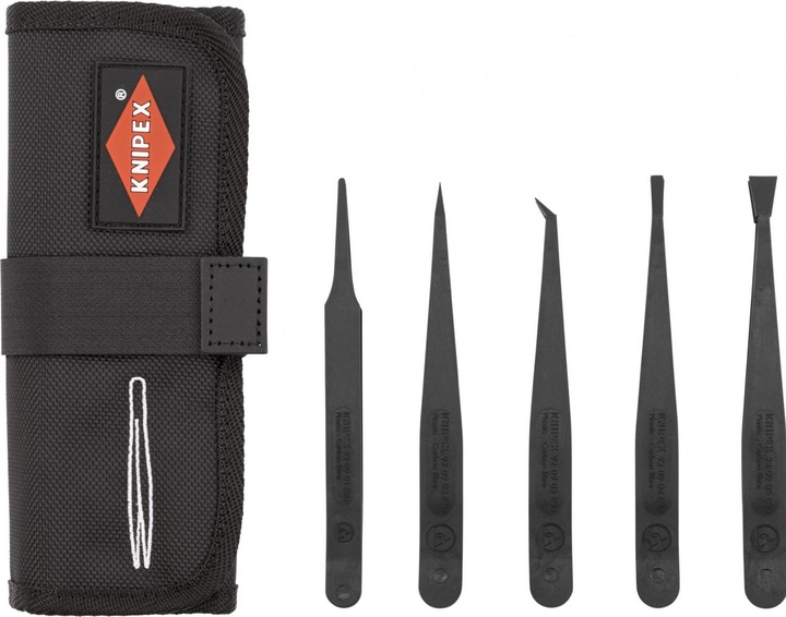 Immagine prodotto Knipex Set di pinzette in resina sintetica ESD