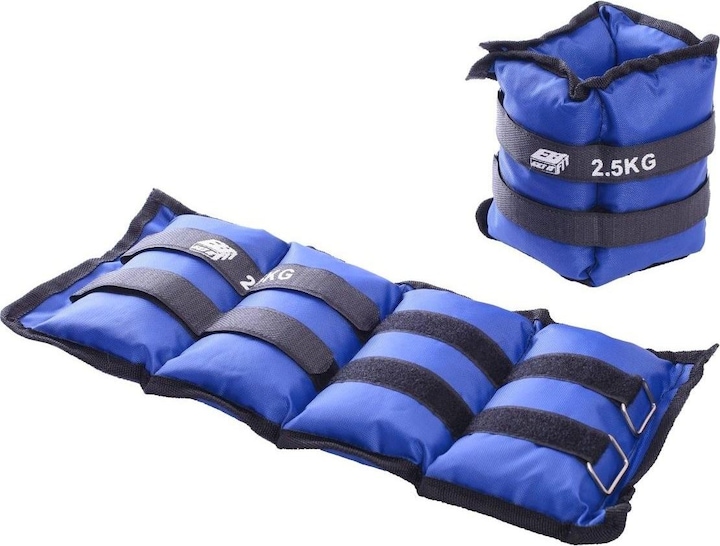 Actual product image Eb Fit Hand and leg weights, 2x2,5kg, blue (2 x 2.5 kg)