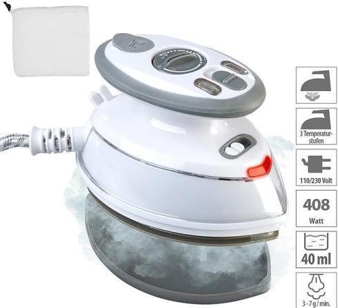 Produktbild Sichler Reise-Dampfbügeleisen