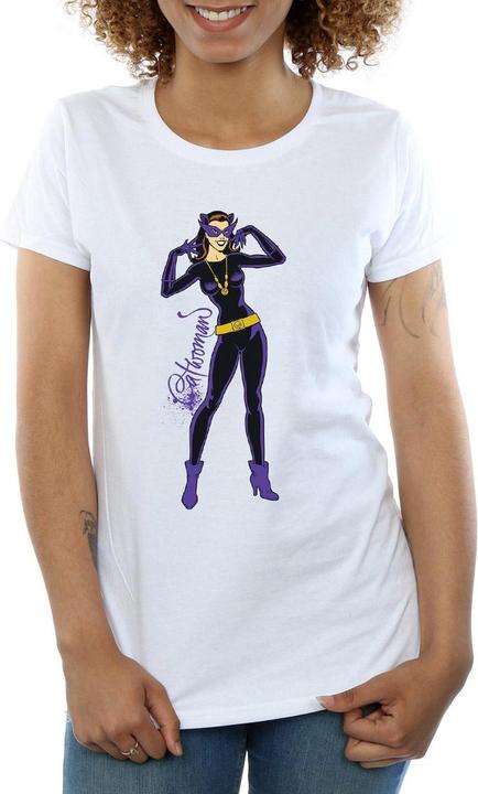 Produktbild Catwoman Happy Pose Baumwolle TShirt (XXL)