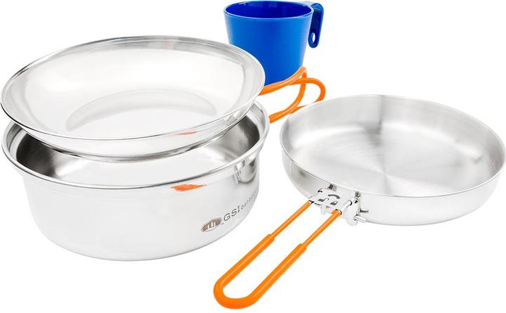 GSI Glacier Stainless 1 persona Mess Kit Cookset