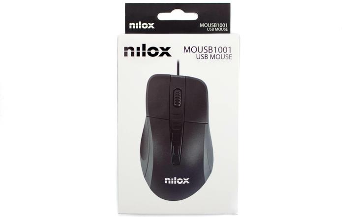 Actual product image Nilox MOUSE USB 1000 DPI MOUSB1001 (Cable)