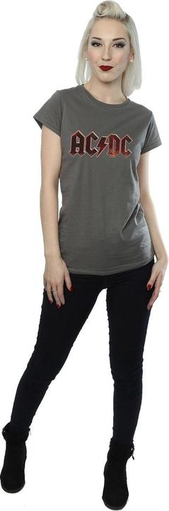 Produktbild AC/DC Raw Distressed Logo TShirt aus Baumwolle (S)