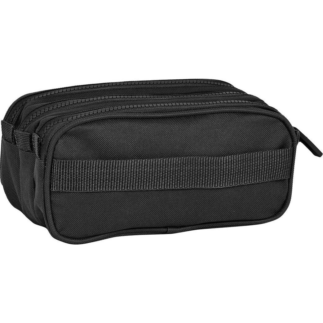 Safta, Astuccio, astuccio triplo multiuso 21,5 x 10 x 8 cm nero