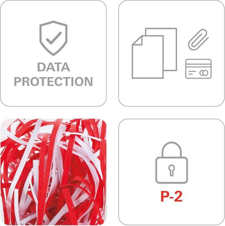 Actual product image HSM Shredder Pure 2310111 white 120/3,9mm (Strip cut)