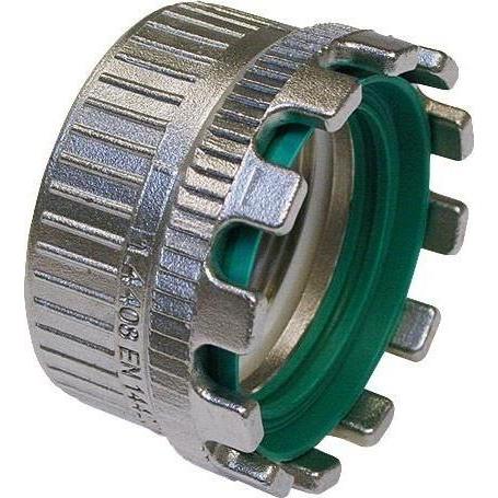 Teguma, Raccordo per tubo flessibile, Tankwagenkupplung Typ MKV Edelstahl (1.4408) MKV 50 Innengewinde 2 ″ BSPP-Gewinde / G-Gewinde