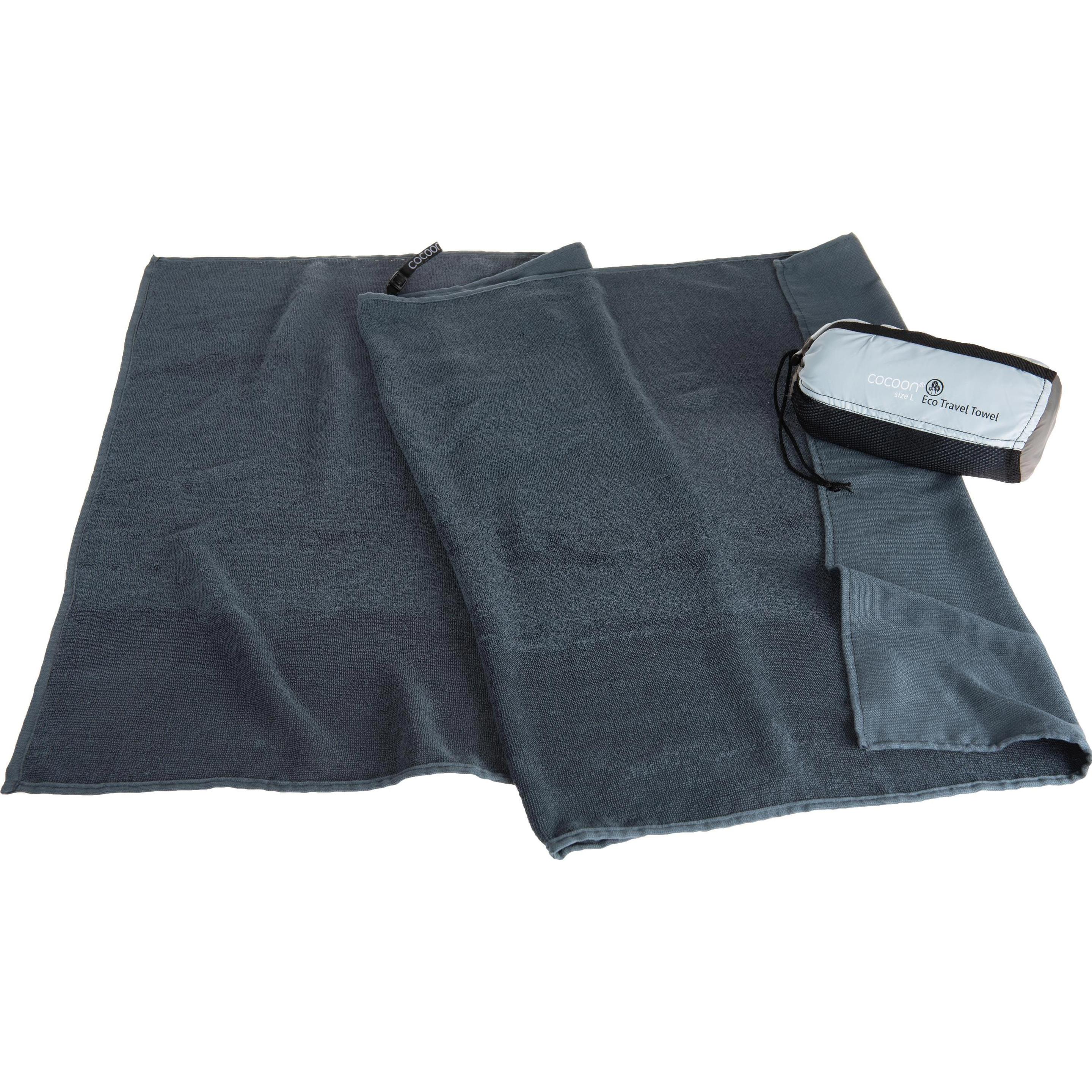 Thumbnail - Cocoon, Reisehandtuch, Handtuch Eco Travel Towel, 120 x 60 cm, Blau, (120 x 60 cm)