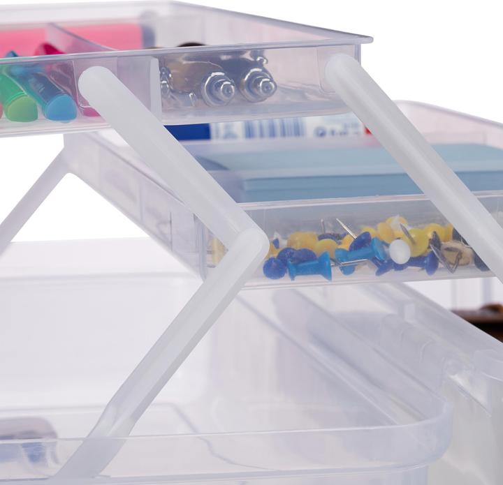 Actual product image Relaxdays Transparent Storage Box (33 x 19.5 x 14 cm)