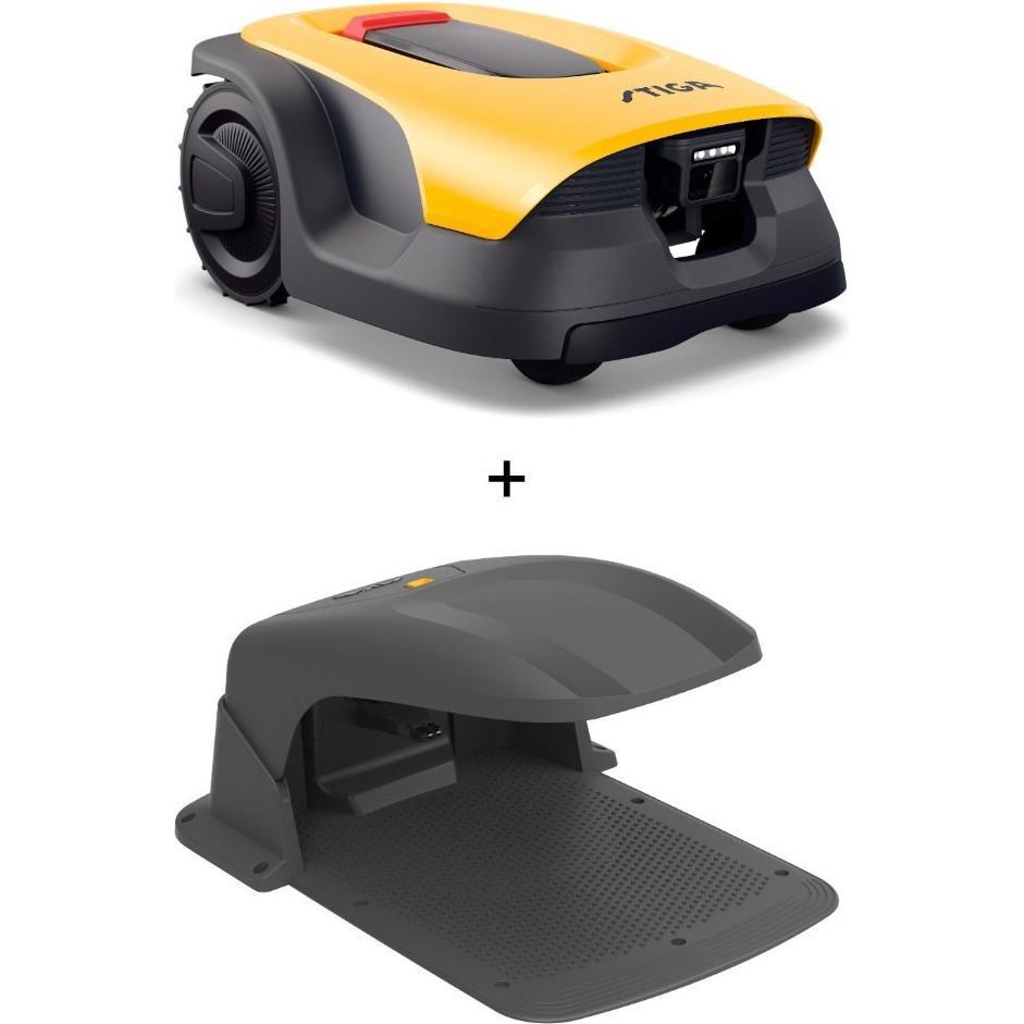Stiga, Robot tosaerba, Vista A10V Automower bis zu 1000m² (1000 m², Senza filo di confine)