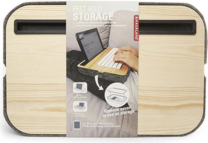 Actual product image Kikkerland Felt iBed Storage