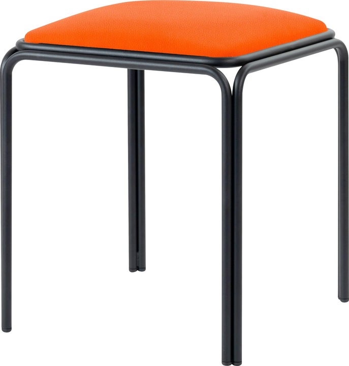 Actual product image Paperflow 2 bar stools BISTRO THBISX2SC.27 rust imitation leather