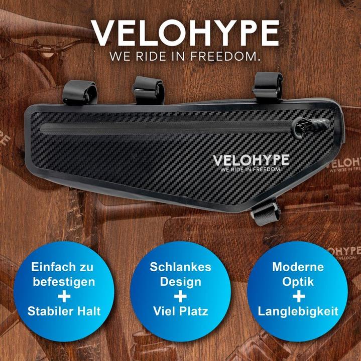 Image du produit Velohype Bikepacking Rahmentasche (3 l, Sacoche de cadre)