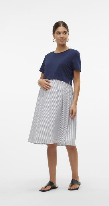 Image du produit Mamalicious Coupe normale Col en U Robe midi (M)