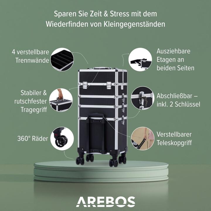 Actual product image Arebos Make-up case