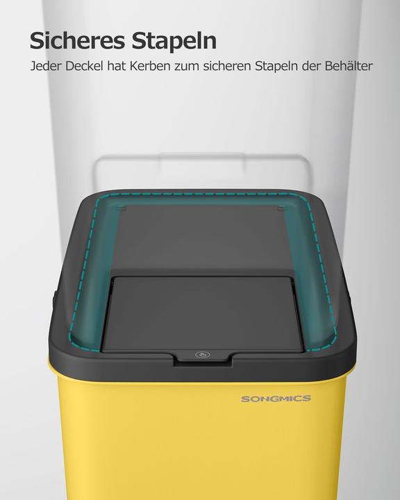 Image du produit Songmics LTB760Q01 Mülleimer-Set (80 l)