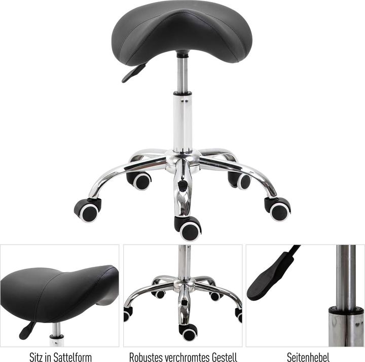 Actual product image Homcom Saddle stool