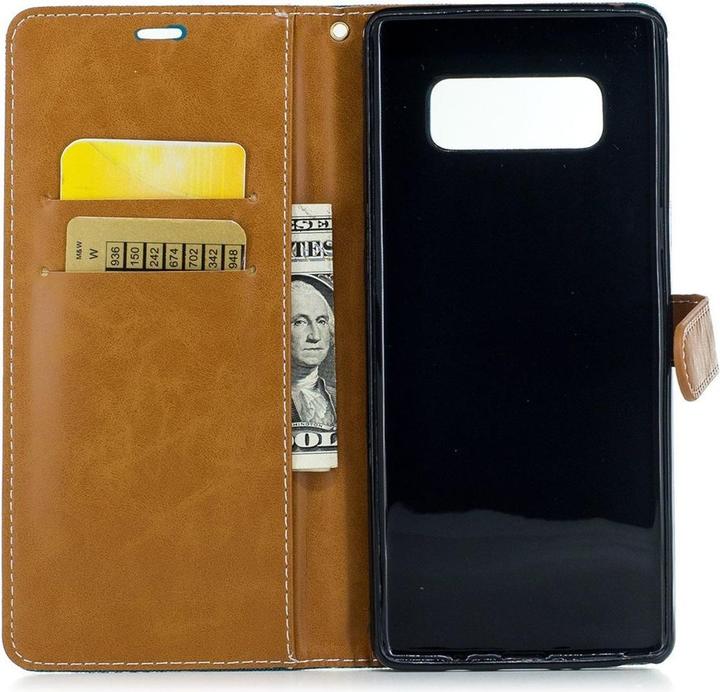 Produktbild König Design Hülle Handy Schutz für Samsung Galaxy Note 8 Case Cover Tasche Wallet Etui Neu (Samsung Galaxy Note 8)