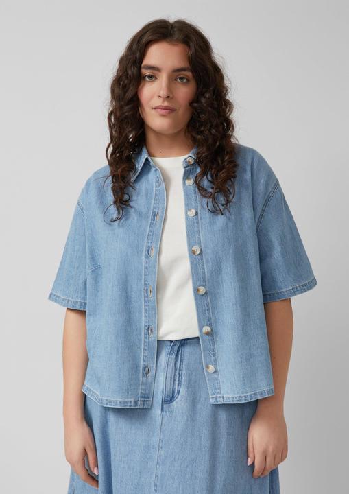 Produktbild s.Oliver Denim-Bluse im Relaxed Fit (50)
