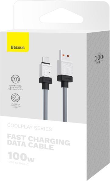 Immagine prodotto Baseus Cavo USB do USB-C CoolPlay 100W 1m (nero) (1 m, USB 3.2 Gen 2, 100 W)