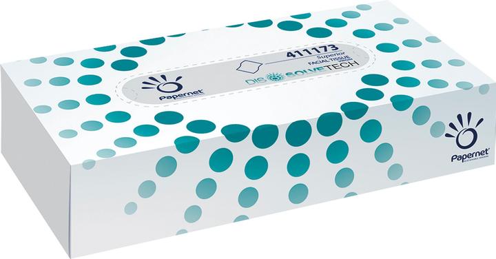 Produktbild Papernet 2-lg Zellstoff, 40 Boxen a 100 Bl., 21x20cm SUPERIOR DISSOLVE White