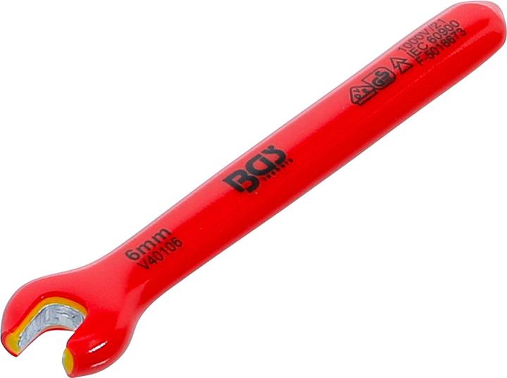 Actual product image BGS VDE Single Open End Spanner | 6 mm (6 mm)