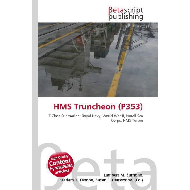 HMS Truncheon (P353), Fachbücher