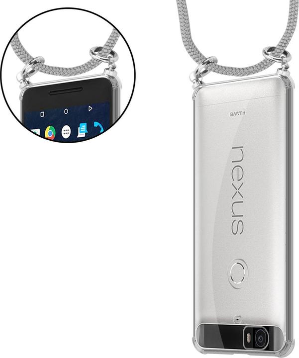 Produktbild Cadorabo TPU Handy Kette SILBER Cover