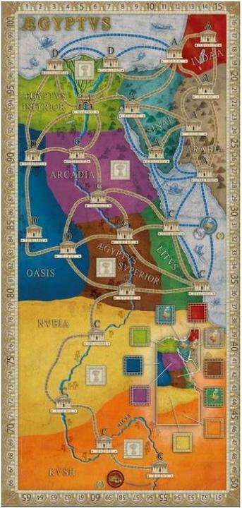 Produktbild PDV09718 - Aegyptus/Creta - Concordia, für 2-5 Spieler, ab 12 Jahren (Erweiterung) (Deutsch, Englisch, Polnisch, 2 - 5 Spieler)