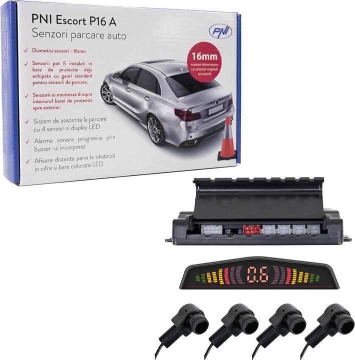 Image du produit PNI Capteurs de stationnement Escort P16 A avec 4 récepteurs 16 mm type OEM
