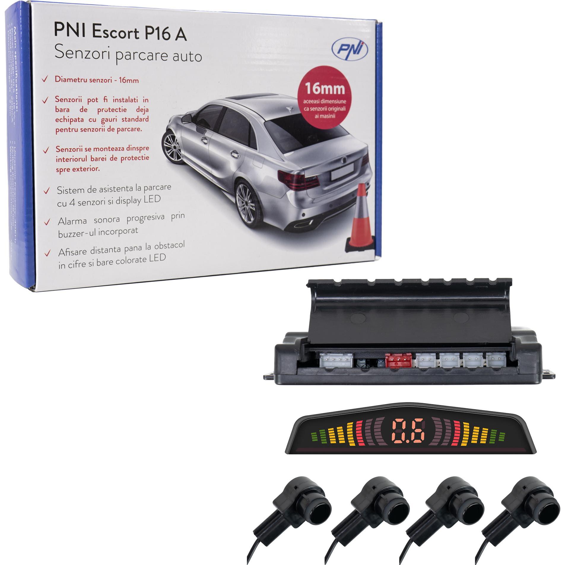 Thumbnail - PNI, Rückfahrkamera, Parksensoren Escort P16 A mit 4 Empfängern 16 mm OEM-Typ