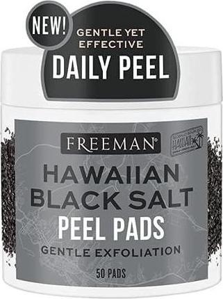 Actual product image Freeman Hawaiian Black Salt Peel Pads Gentle Exfoliation (Cleansing scrub)
